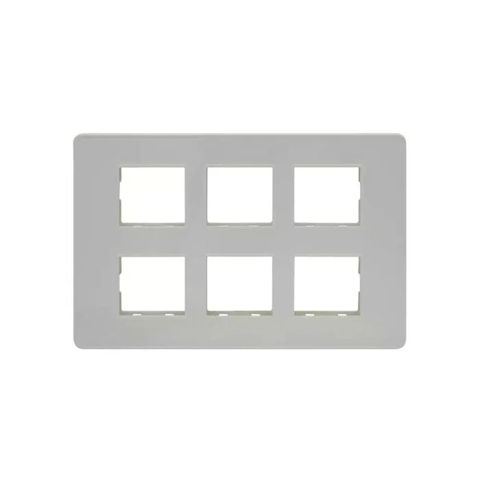 L&T (Lauritz Knudsen) Engem Cover Plates With Grid Frame