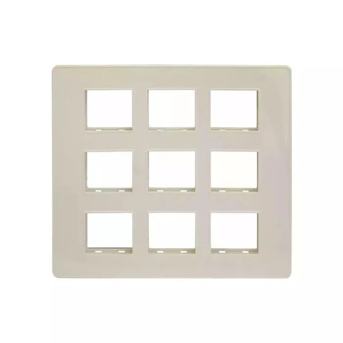 L&T (Lauritz Knudsen) Engem Cover Plates With Grid Frame