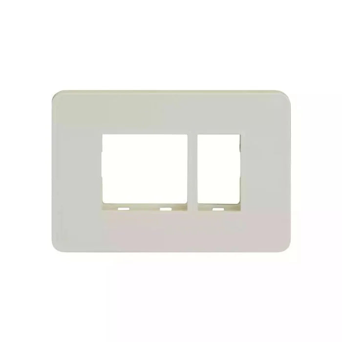 L&T (Lauritz Knudsen) Engem Cover Plates With Grid Frame