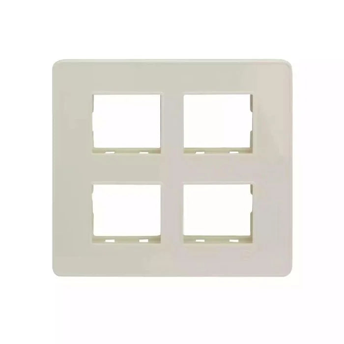 L&T (Lauritz Knudsen) Engem Cover Plates With Grid Frame