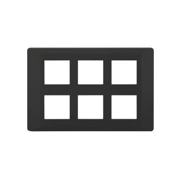 L&T (Lauritz Knudsen)  Entice Cover Plates without Grid Frames- Vivid Shades