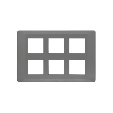 L&T (Lauritz Knudsen)  Entice Cover Plates without Grid Frames- Vivid Shades