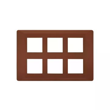 L&T (Lauritz Knudsen)  Entice Cover Plates without Grid Frames- Vibrant Shades