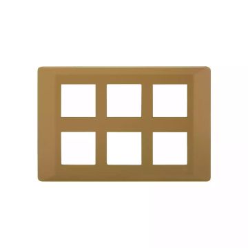 L&T (Lauritz Knudsen)  Entice Cover Plates without Grid Frames- Vivid Shades