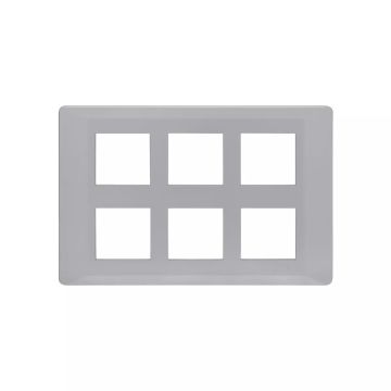 L&T (Lauritz Knudsen)  Entice Cover Plates without Grid Frames- Vivid Shades