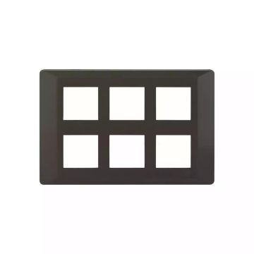 L&T (Lauritz Knudsen)  Entice Cover Plates without Grid Frames- Vibrant Shades