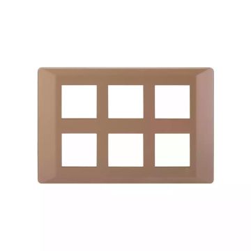 L&T (Lauritz Knudsen)  Entice Cover Plates without Grid Frames- Vibrant Shades