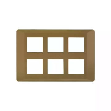 L&T (Lauritz Knudsen)  Entice Cover Plates without Grid Frames- Vibrant Shades