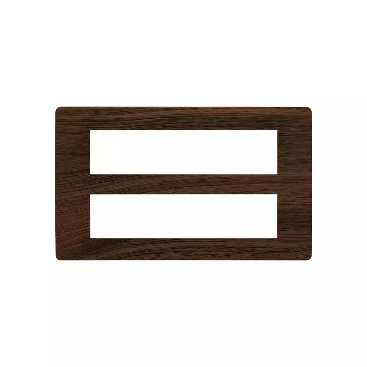 L&T (Lauritz Knudsen)  Entice Cover Plates with Grid Frames -Wooden finishes