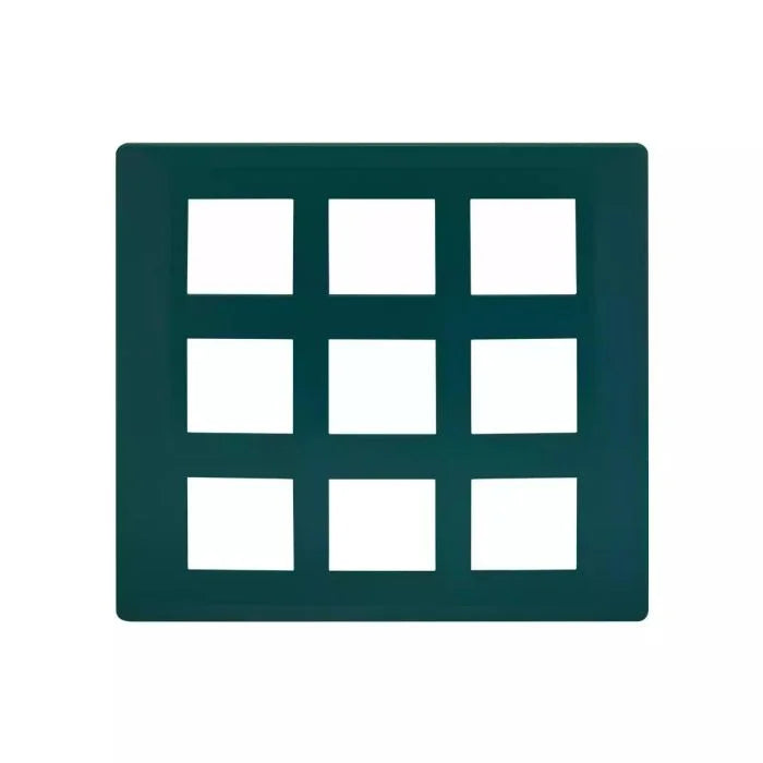 L&T (Lauritz Knudsen)  Entice Cover Plates without Grid Frames- Vivid Shades