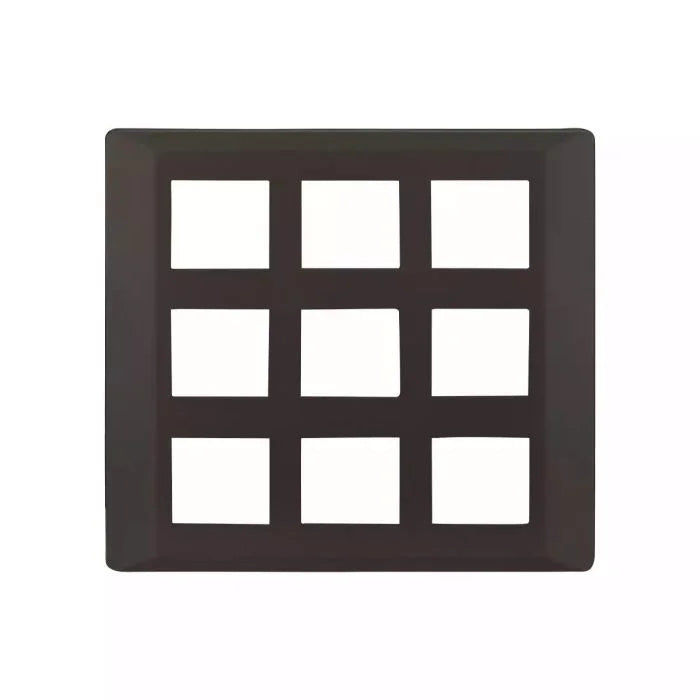 L&T (Lauritz Knudsen)  Entice Cover Plates without Grid Frames- Vivid Shades