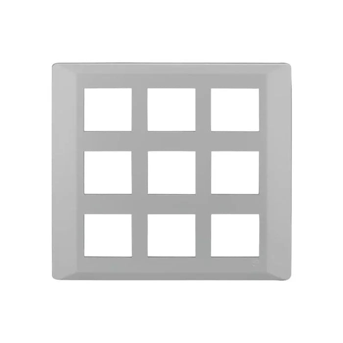 L&T (Lauritz Knudsen)  Entice Cover Plates without Grid Frames- Vivid Shades