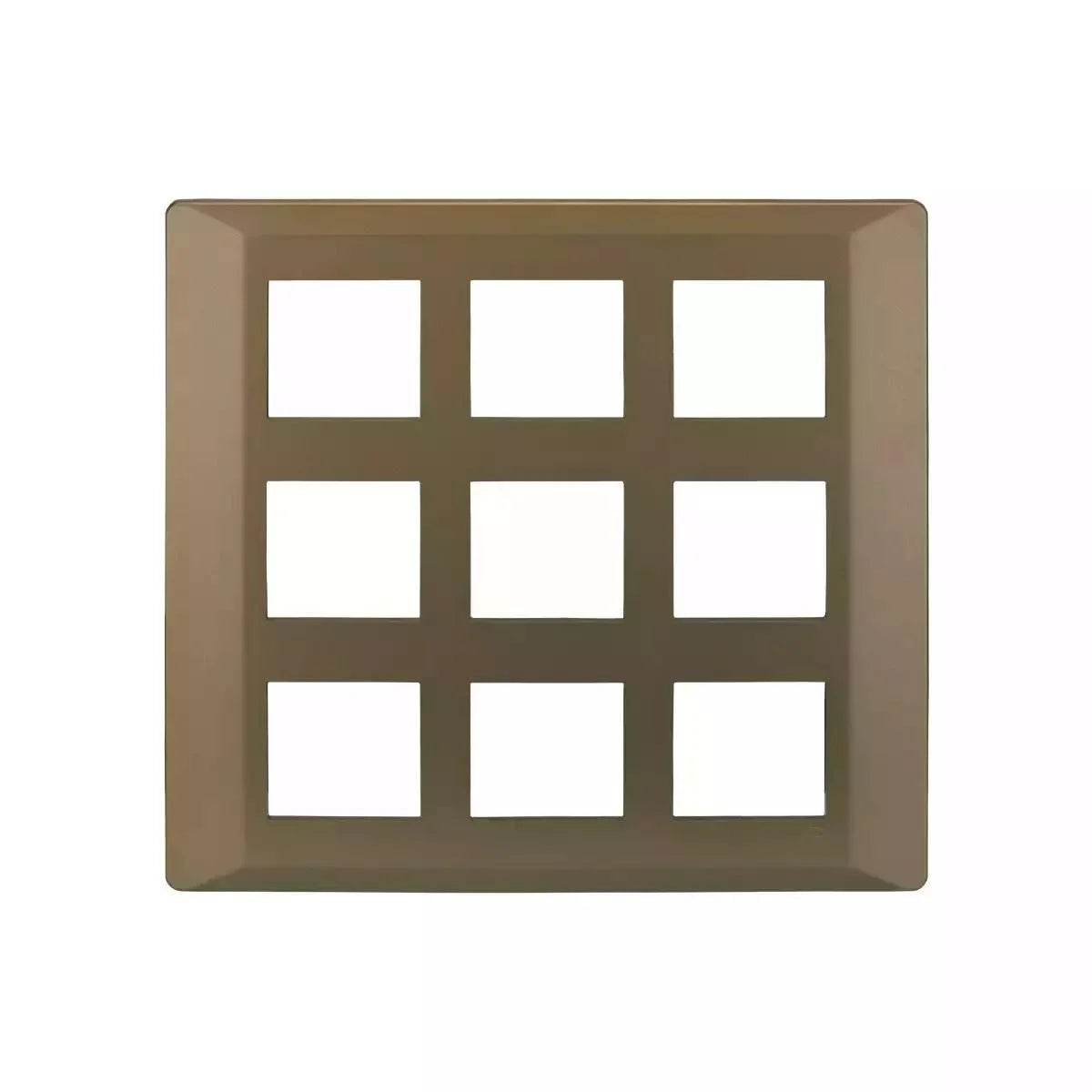 L&T (Lauritz Knudsen)  Entice Cover Plates without Grid Frames- Vibrant Shades