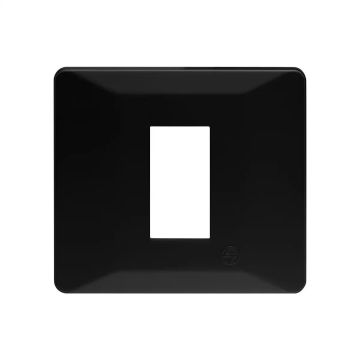 L&T (Lauritz Knudsen)  Entice Cover Plates without Grid Frames- Vivid Shades