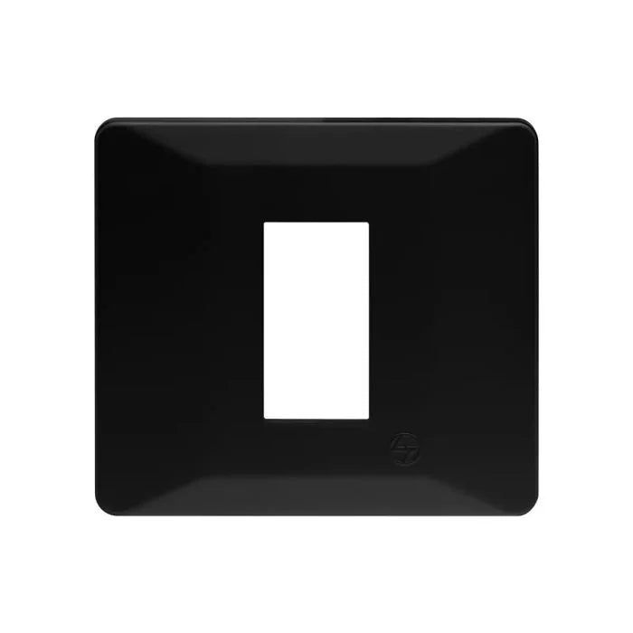 L&T (Lauritz Knudsen)  Entice Cover Plates without Grid Frames- Vivid Shades