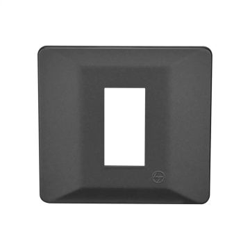 L&T (Lauritz Knudsen)  Entice Cover Plates without Grid Frames- Vivid Shades