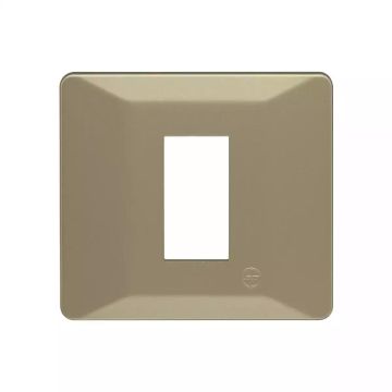 L&T (Lauritz Knudsen)  Entice Cover Plates without Grid Frames- Vivid Shades