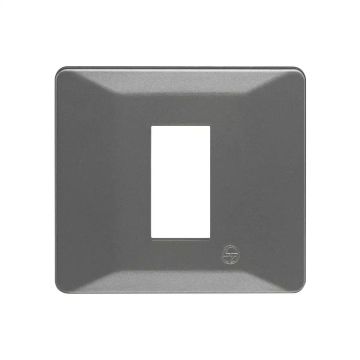 L&T (Lauritz Knudsen)  Entice Cover Plates without Grid Frames- Vibrant Shades