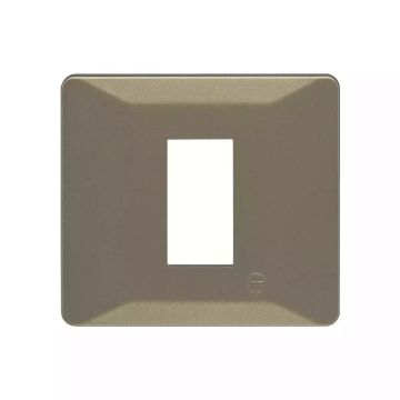 L&T (Lauritz Knudsen)  Entice Cover Plates without Grid Frames- Vibrant Shades