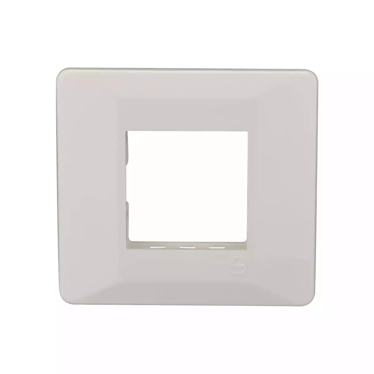 L&T (Lauritz Knudsen)  Entice Cover Plates with Grid Frames -White