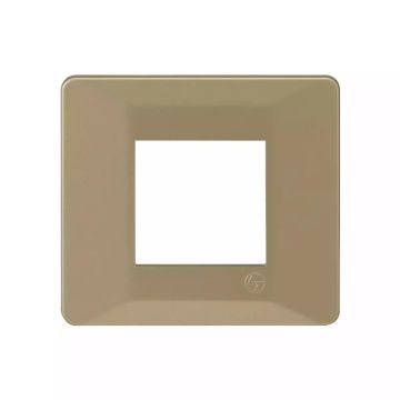 L&T (Lauritz Knudsen)  Entice Cover Plates without Grid Frames- Vivid Shades