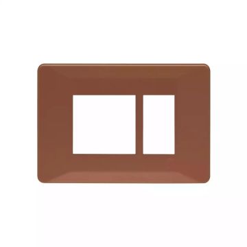 L&T (Lauritz Knudsen)  Entice Cover Plates without Grid Frames- Vibrant Shades