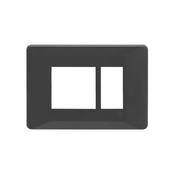 L&T (Lauritz Knudsen)  Entice Cover Plates without Grid Frames- Vibrant Shades