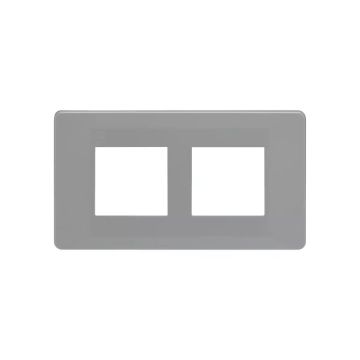 L&T (Lauritz Knudsen)  Entice Cover Plates without Grid Frames- Vivid Shades