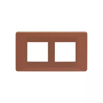 L&T (Lauritz Knudsen)  Entice Cover Plates without Grid Frames- Vibrant Shades