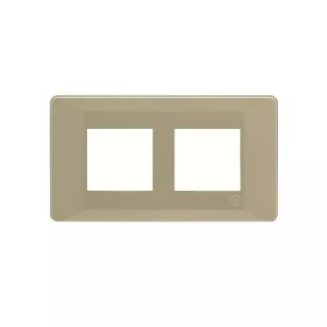 L&T (Lauritz Knudsen)  Entice Cover Plates without Grid Frames- Vivid Shades