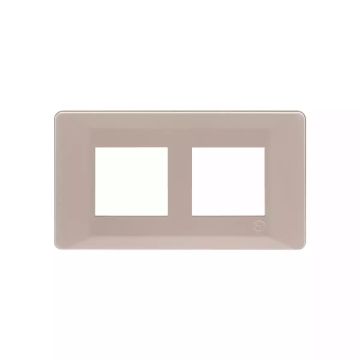 L&T (Lauritz Knudsen)  Entice Cover Plates without Grid Frames- Vibrant Shades