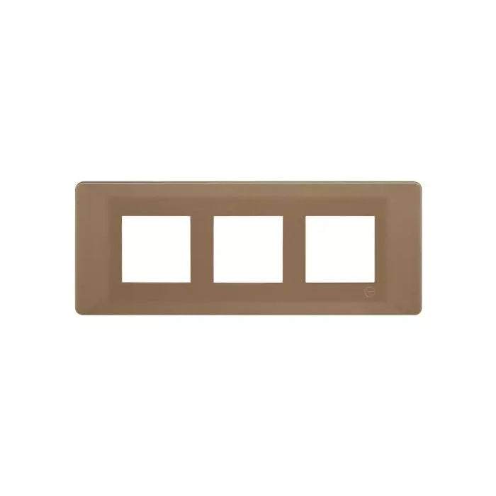 L&T (Lauritz Knudsen)  Entice Cover Plates without Grid Frames- Vivid Shades