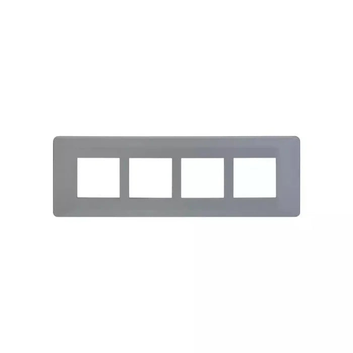 L&T (Lauritz Knudsen)  Entice Cover Plates without Grid Frames- Vivid Shades