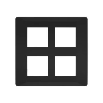 L&T (Lauritz Knudsen)  Entice Cover Plates without Grid Frames- Vivid Shades