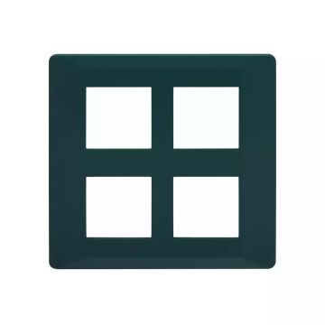 L&T (Lauritz Knudsen)  Entice Cover Plates without Grid Frames- Vivid Shades