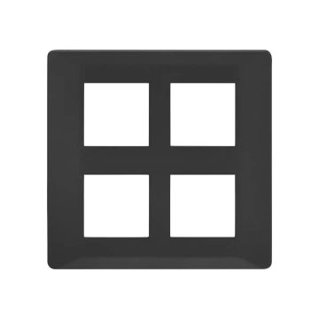 L&T (Lauritz Knudsen)  Entice Cover Plates without Grid Frames- Vivid Shades