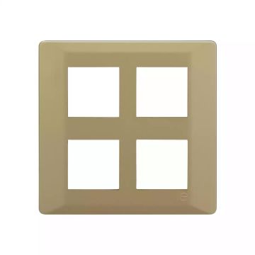 L&T (Lauritz Knudsen)  Entice Cover Plates without Grid Frames- Vivid Shades