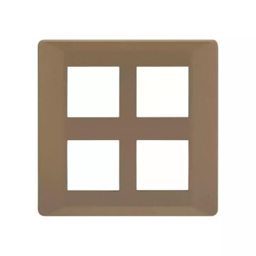 L&T (Lauritz Knudsen)  Entice Cover Plates without Grid Frames- Vibrant Shades