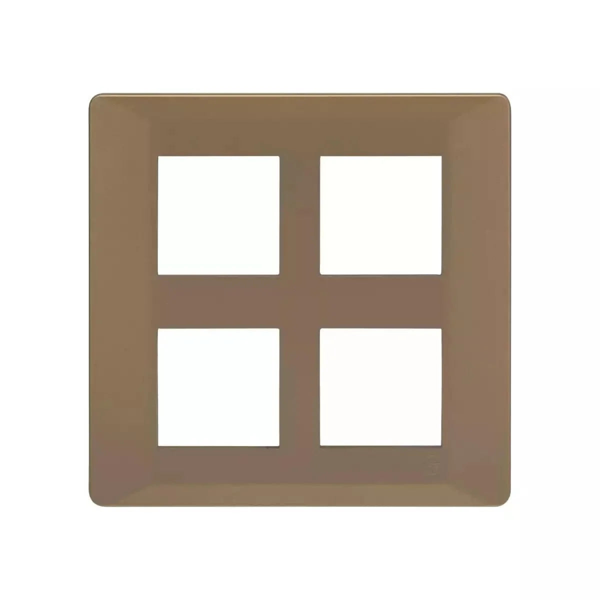 L&T (Lauritz Knudsen)  Entice Cover Plates without Grid Frames- Vibrant Shades